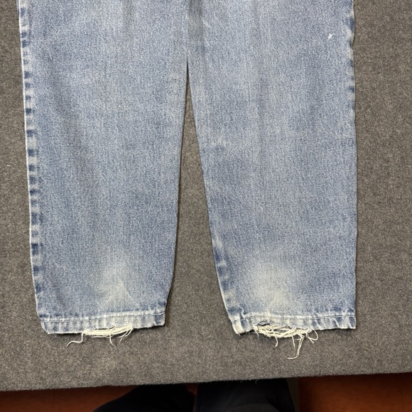 VTG 90s JCPenney Womens Utility Taper Jeans Size 6 (24x24.5) Distressed Grunge - Picture 7 of 11